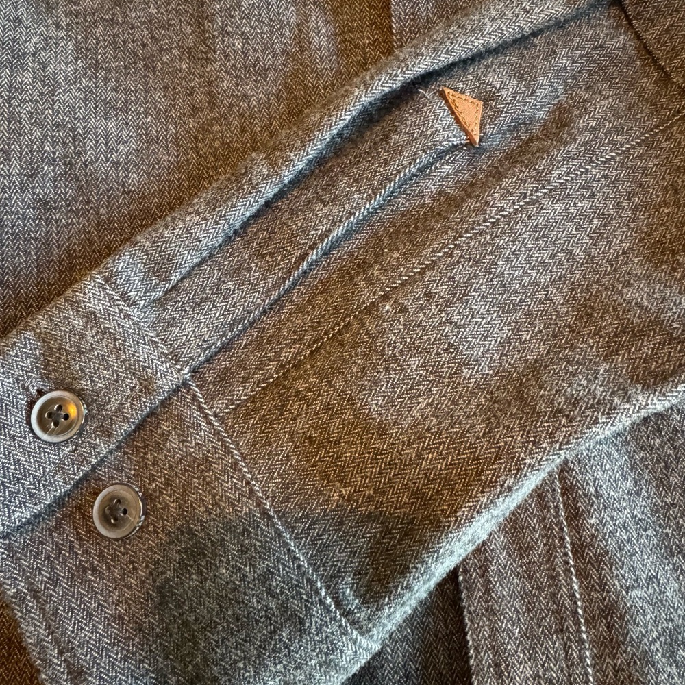 Tecovas Long Sleeve Herringbone Western Shirt Men's XXL - Picture 3 of 4